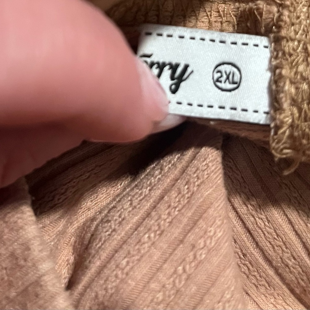 Kiki beige tan lounge loose fit pants xxl 2x - Picture 4 of 4
